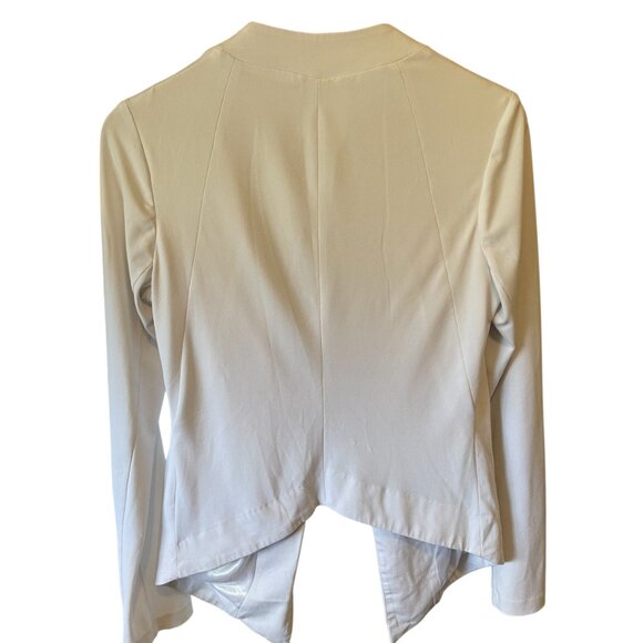 BCBGeneration Tuxedo Blazer Jacket SZ M GUC in 'Optic White' - Picture 4 of 11